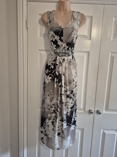 Black grey floral summer - black,