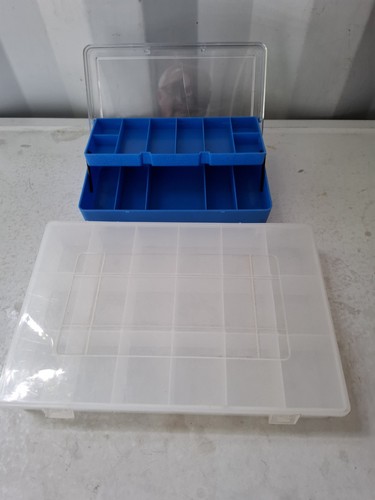 Fishing tackle box with - tackle,