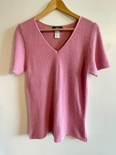 TAILLISSIME Boutique. Sz 12. Luxury silk/angora/wool mix pullover. Long. New.