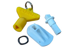 Gas Electric Meter Box Utility Cupboard Repair Kit Latch Catch Lock & Key PLA