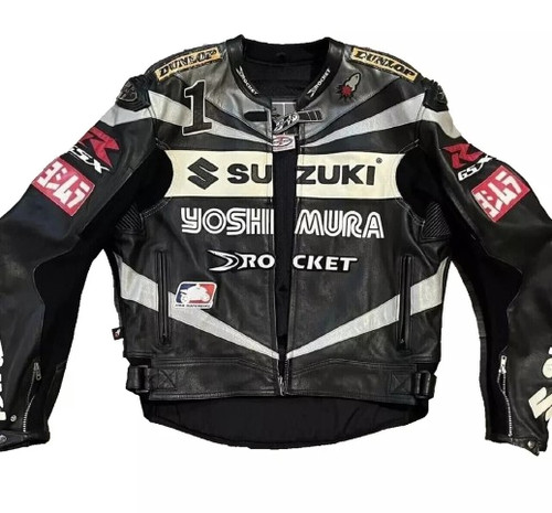 Yoshimura suzuki black leather - suzuki,