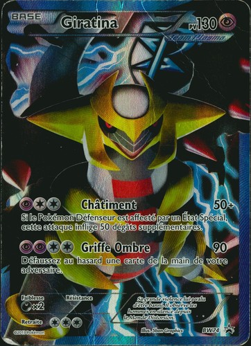 Pokemon card giratina - pokemon, bw74/101