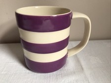T Green Cornishware Tea Coffee Mug Blackberry Purple White 10oz Cup New