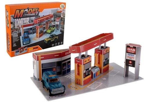 Set gas station - station, diy