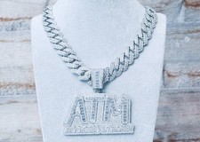 Iced Out Rhinestone Cuban Link