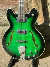 Chowny Bass Guitar, Green, Ex Big Country, Ex Scott Whitely (Autographed)