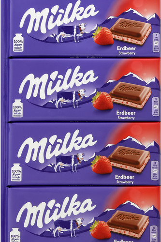 Milka chocolate strawberry - chocolate,,