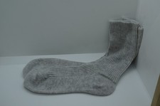 Johnstons of Elgin Women's 100% Cashmere Bed & Lounge Socks - Grey