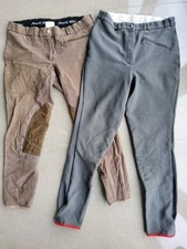 2 X Riding Breeches Mark Todd Brown Check 30" & Euro Star Grey 28"