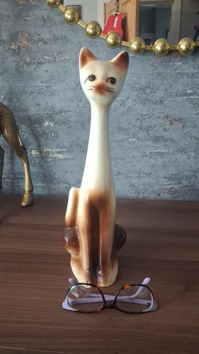 Vintage mcm siamese cat - mcm,