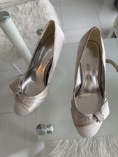 Monsoon Silver Pleated Heels
