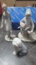 3 Vintage John Jenkins Porcelain Figures. Intact.