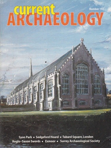 Current archaeology 192 june - current, archaeology-192-june