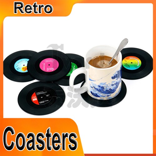 Assorted retro vinyl drink - assorted,