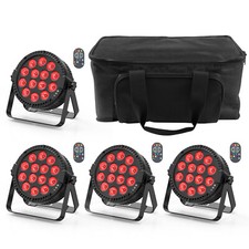 4PCS+Bag 150W RGBW 14LED Par