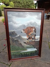 Falconry Redtail Hawk Painting