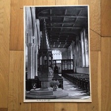 Vintage 1967 Amateur Photo - South Aisle Long Melford Suffolk Zenith Camera Club