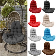 Egg Chair Cushion Seat Pad Swing Hanging Chair Mat Pillow Patio Garden Outdoor