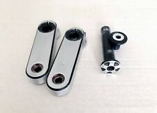 Pair COTIC Droplinks Pivot Silver Brushed New Bearings flaremax rocketmax rocket