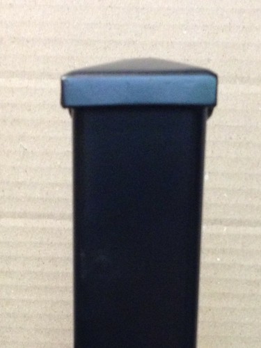 Metal fence post with base - metal,
