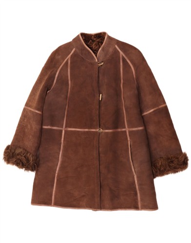 Vintage womens shearling coat - womens,