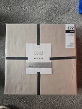 Next King Size Duvet Set Stone