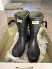 Hunter Norris Field Short Boot Black Women’s UK Size 7