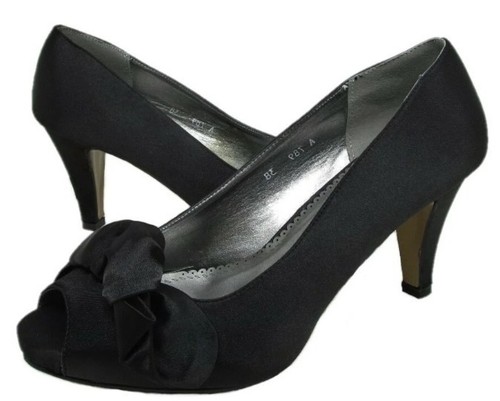 Ladies satin bow court - ladies,