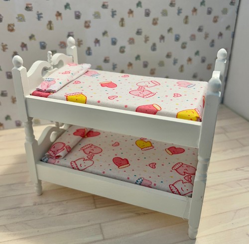 Doll house white - doll's, wooden
