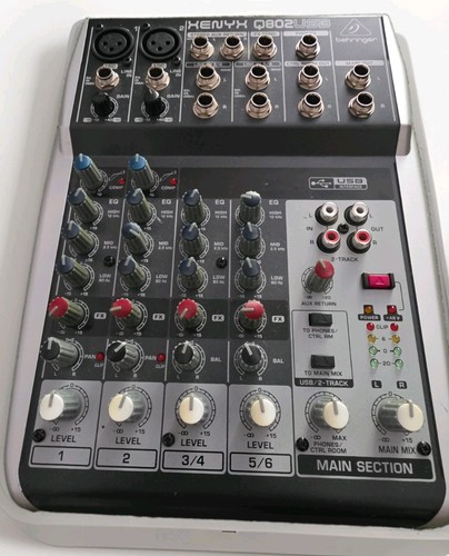 Behringer xenyx q802usb mixer - q802usb,