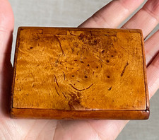 Antique c1890 Burr Walnut Wood