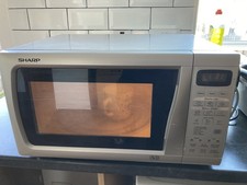 Sharp 40L Combination 900W Microwave Oven Grill R-555 Stainless Steel