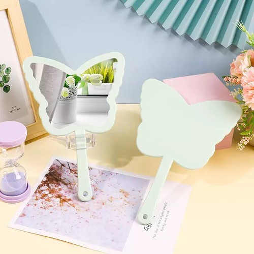 Mint green butterfly handheld - green,