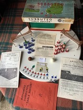 subbuteo, table soccer, complete  set, complete with extras, boxed lovely condit
