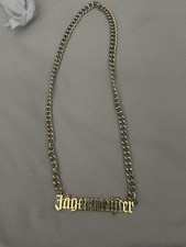 Authentic Jagermeister Gold Chain Necklace Brand New