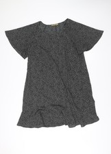 Barbara Hulanicki George Women’s Black Size 18 Shift Dress