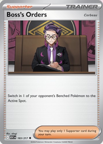 Boss orders corbeau - boss's,