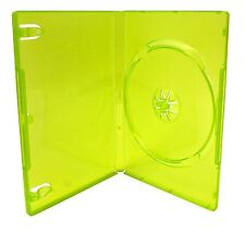 5 X XBOX 360 Green Case for XBOX and Replacement Discs