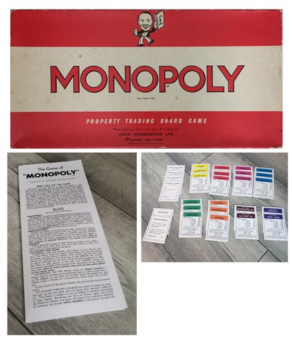Monopoly spares 1935 - monopoly, 1961