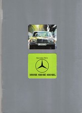 Mercedes Benz S Class 350SE 450SE 450SEL W116 1975-78 Original UK Sales Brochure