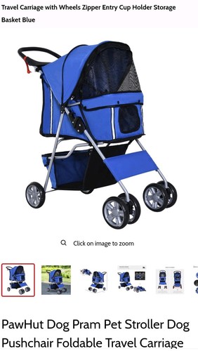 Pawhut blue wheel pet - pawhut,