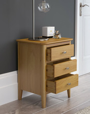 Retro Oak Small Bedside