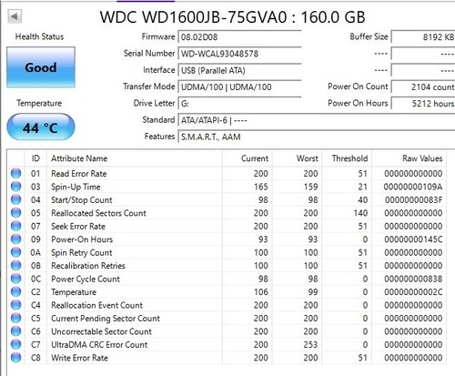 160 ide ata - gb,