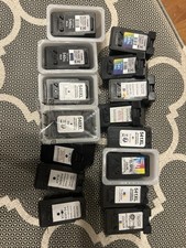 Lot of 15 empty Canon ink cartridges