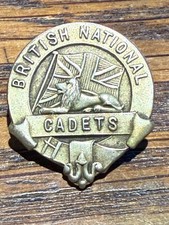 VINTAGE BRITISH NATIONAL CADETS BADGE