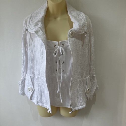 Frank lyman white crinkle - frank,