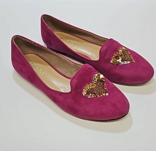 Talbots fushia pink - talbots, suede/