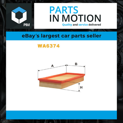 Air filter wa6374 wix - filter,