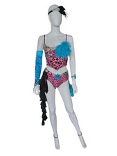 Pink Turquoise Leopard Print