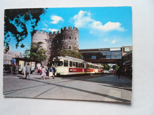 Postcard cologne hahnentor - postcard,